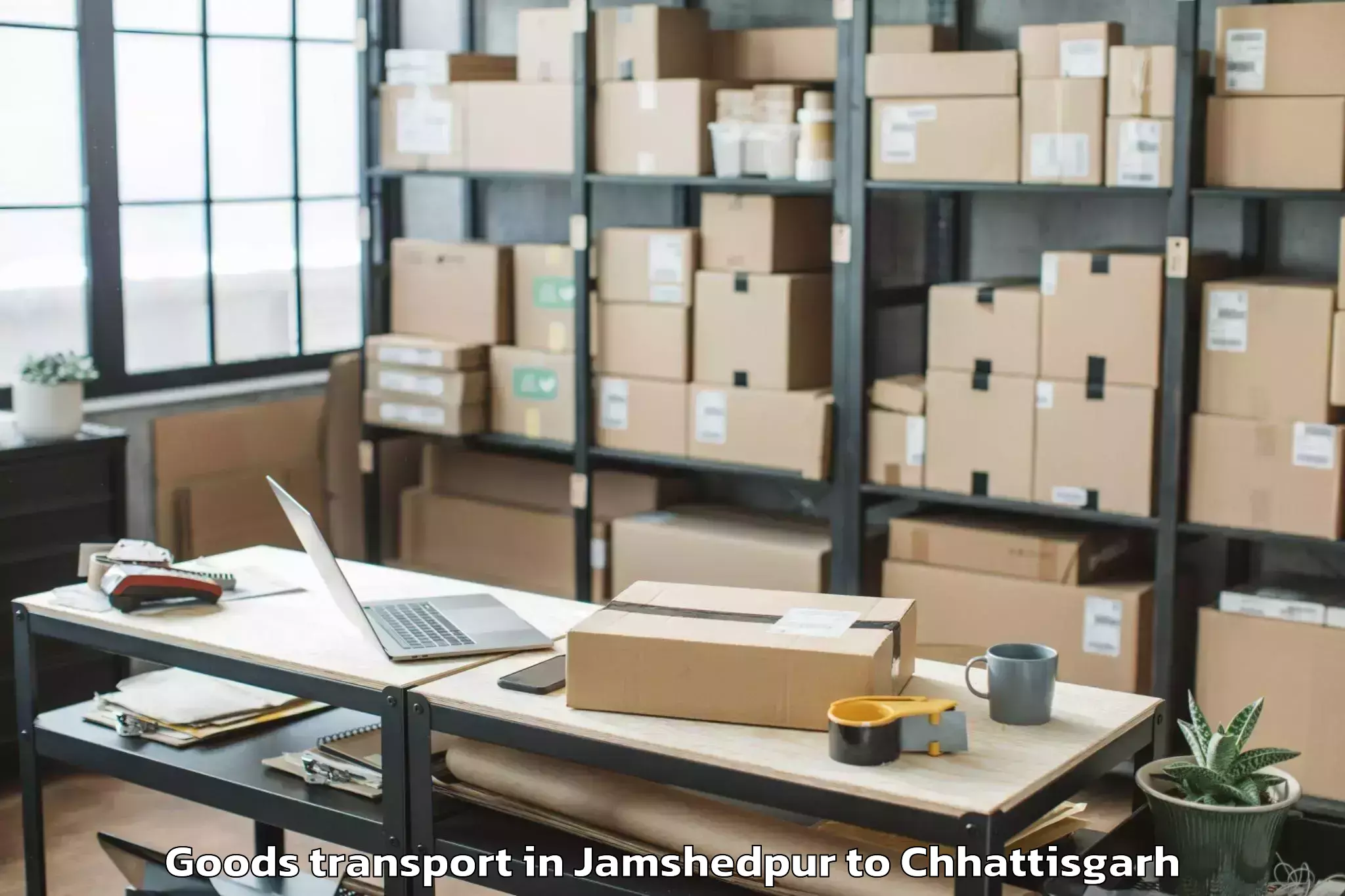 Top Jamshedpur to Bindranavagarh Gariyaband Goods Transport Available